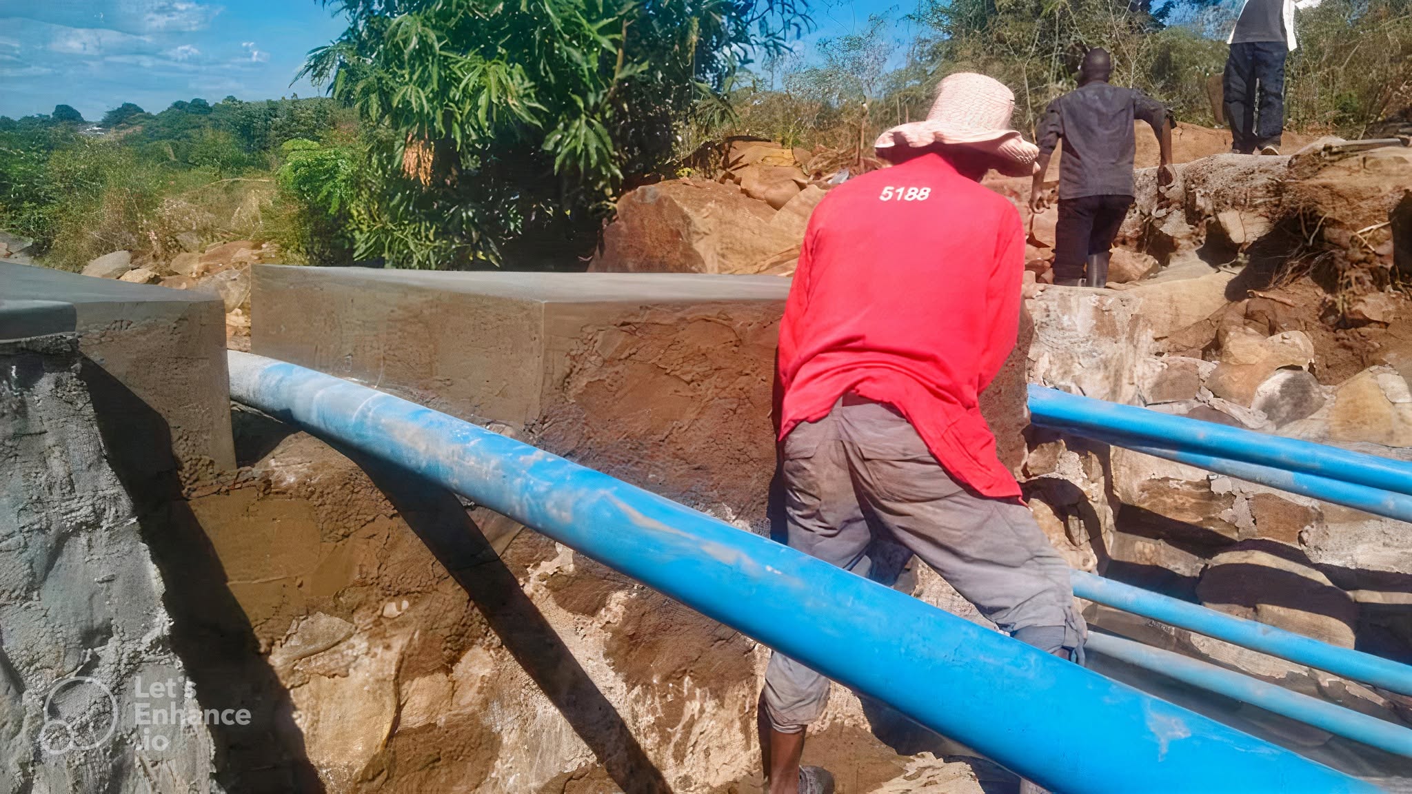 Building classroom blocks and toilets for Cyclone Idai victims